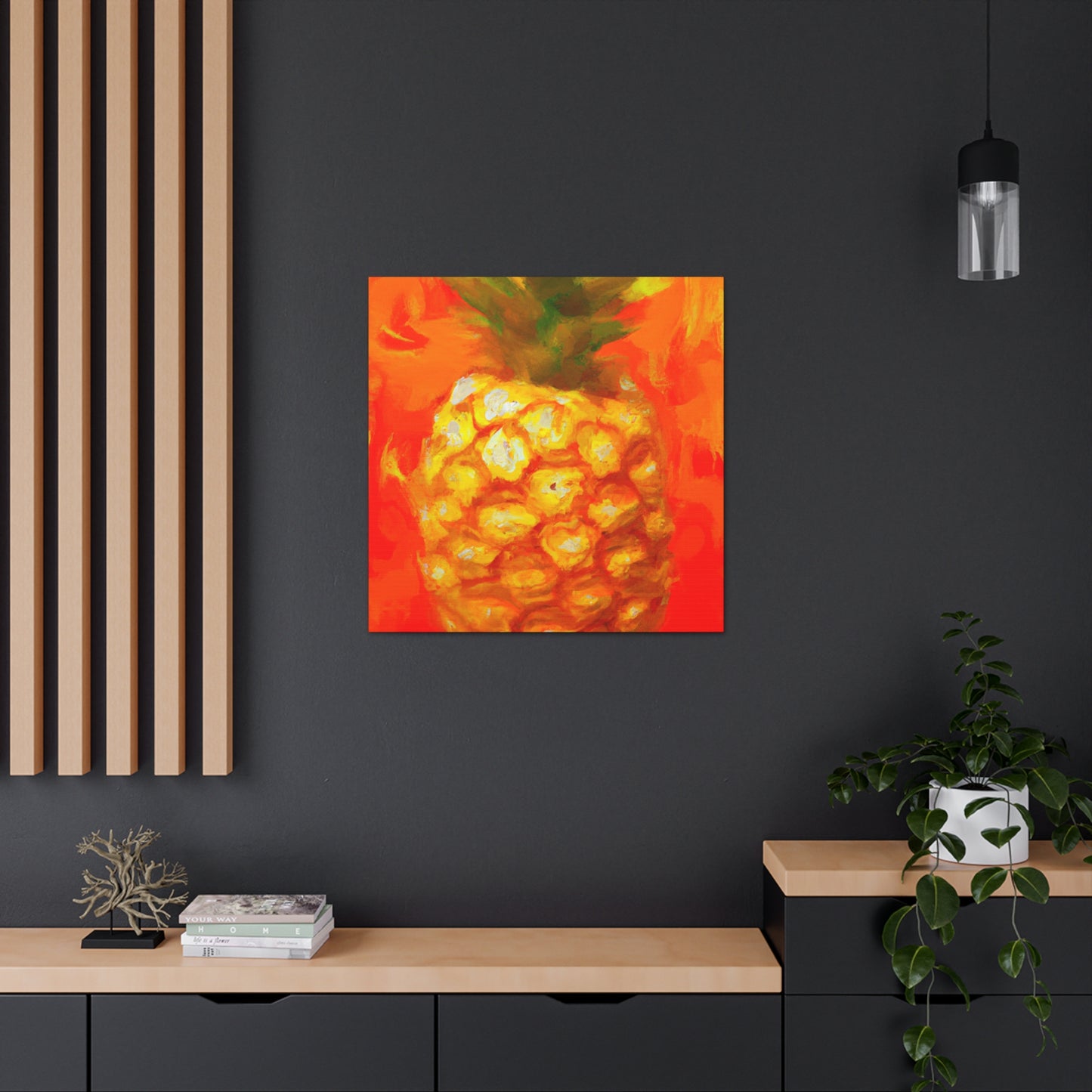 "Pineapple Paradise Post-90s" - Canvas