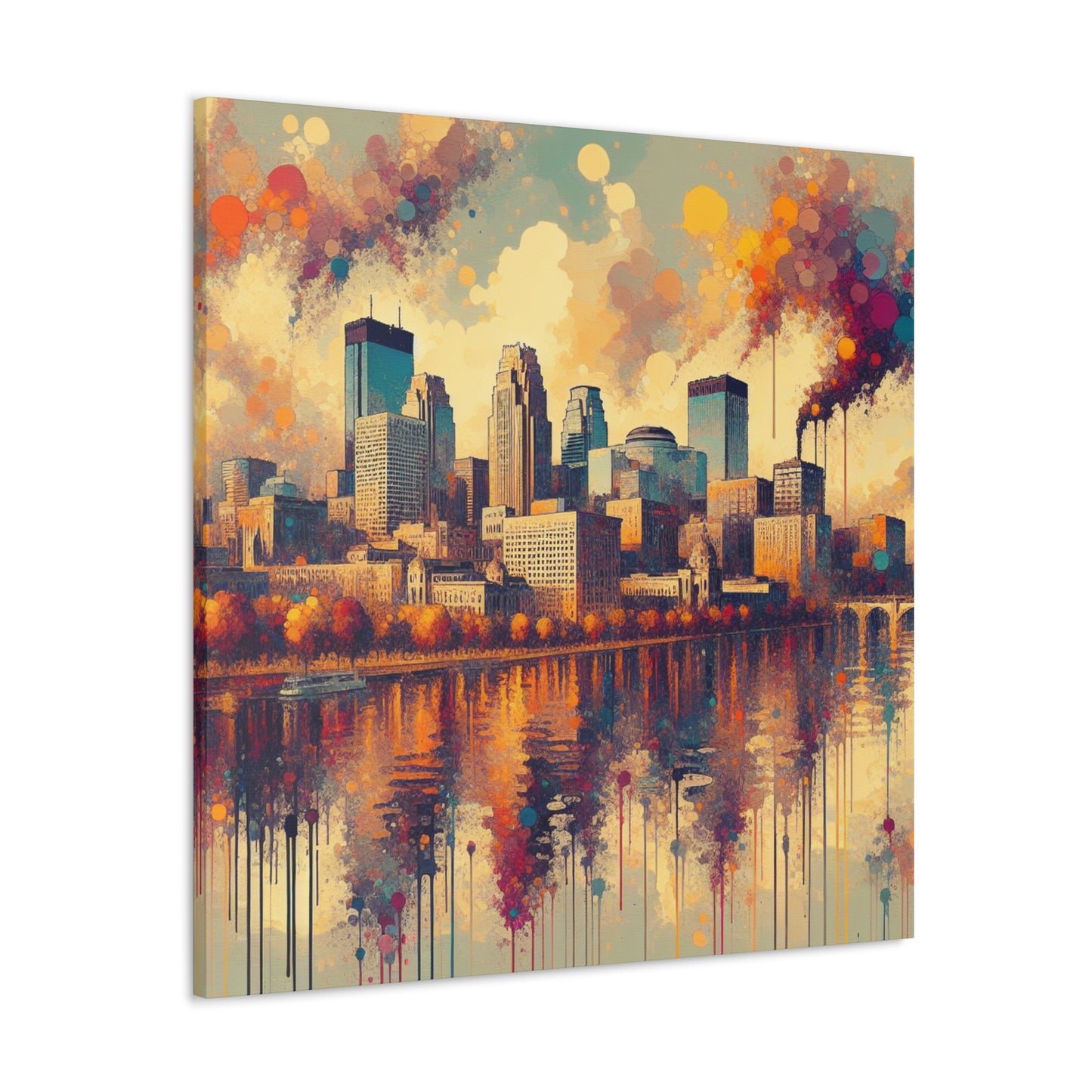 "Enchanting Minneapolis Serenade" - Canvas