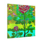 "Rose at Dusk Impression" - Canvas