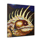 "Horned Lizard Impressionism" - Canvas