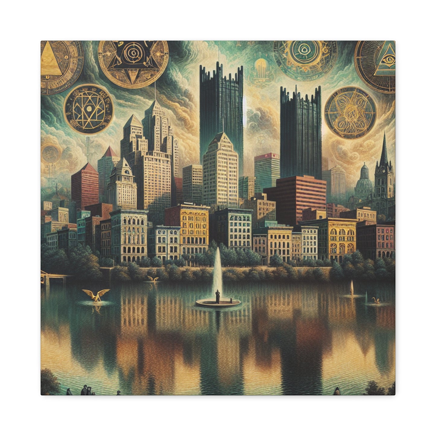 "Steel City Serenity" - Canvas