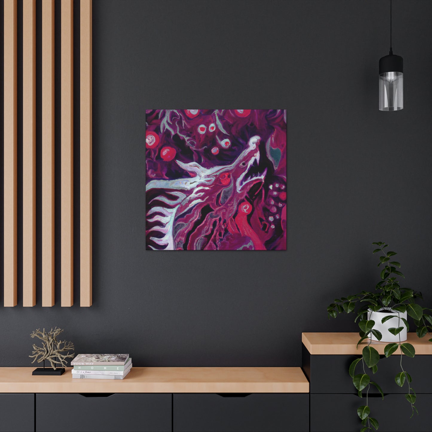 Dragon Fire Roar Fury - Canvas