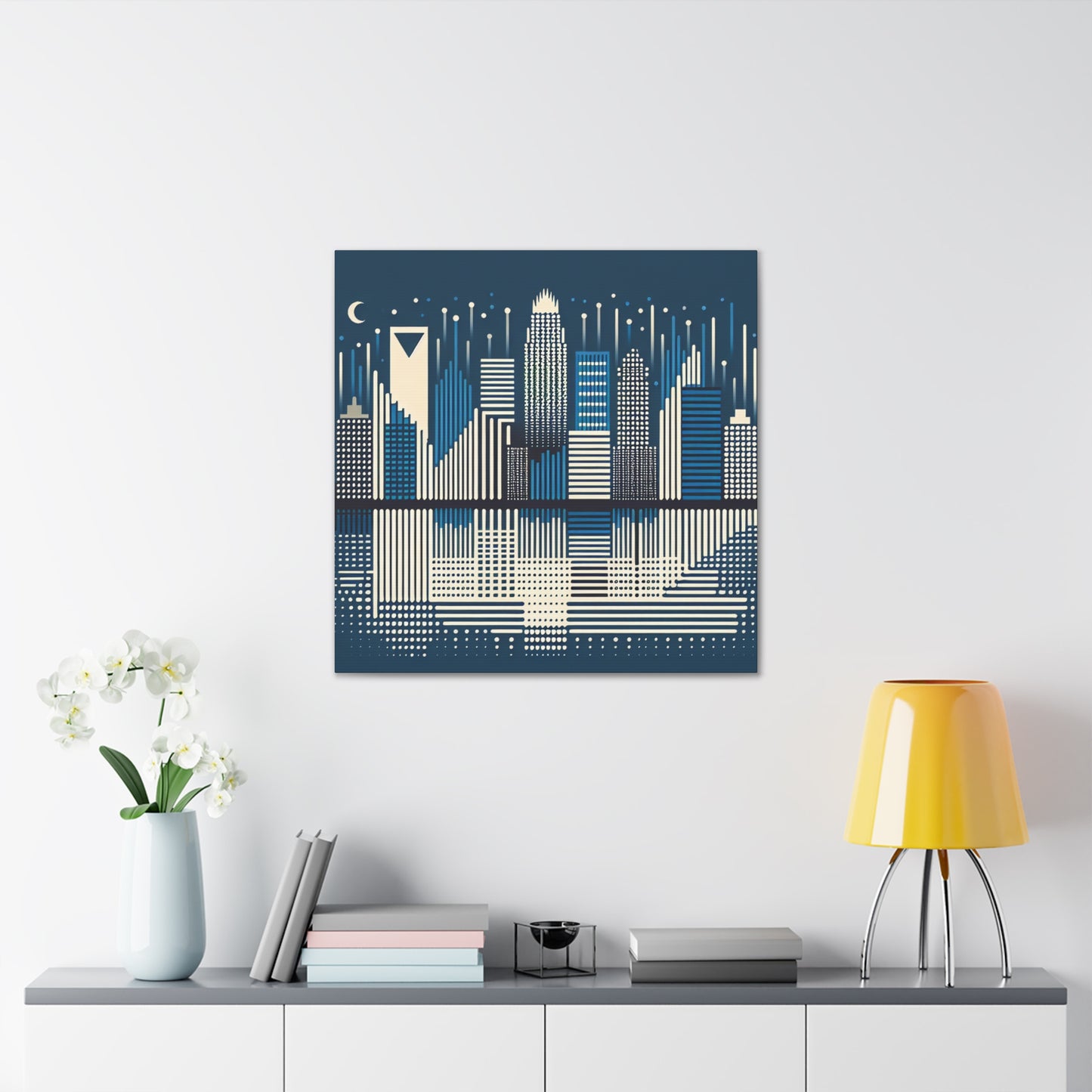 Urban Simplicity Unveiled - Canvas