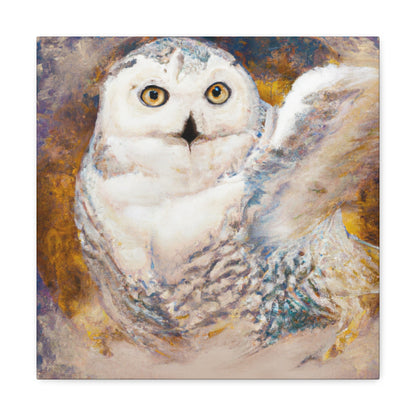 Snowy Owl Serenity - Canvas