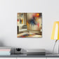 Vibrant Harmony: Dynamic Abstraction - Canvas