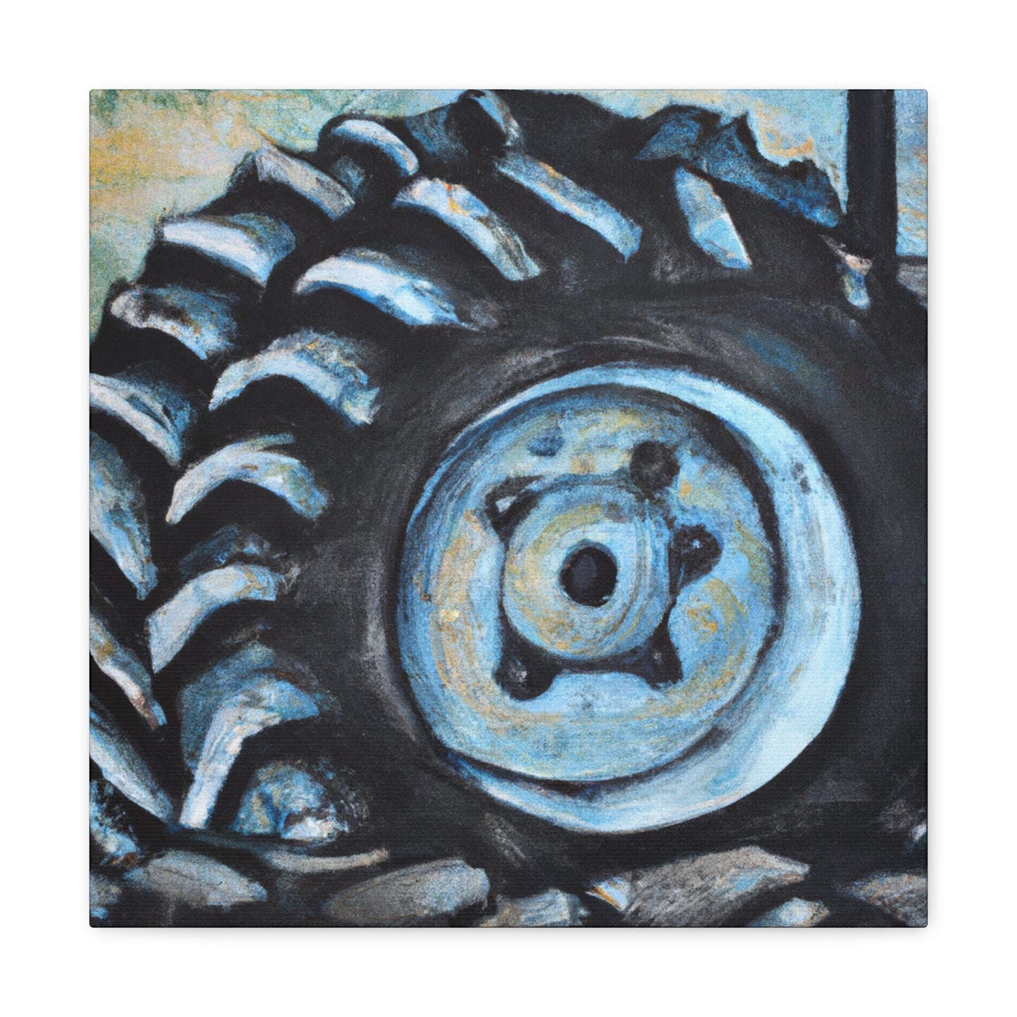 Gigantic Tractor Tire - Canvas