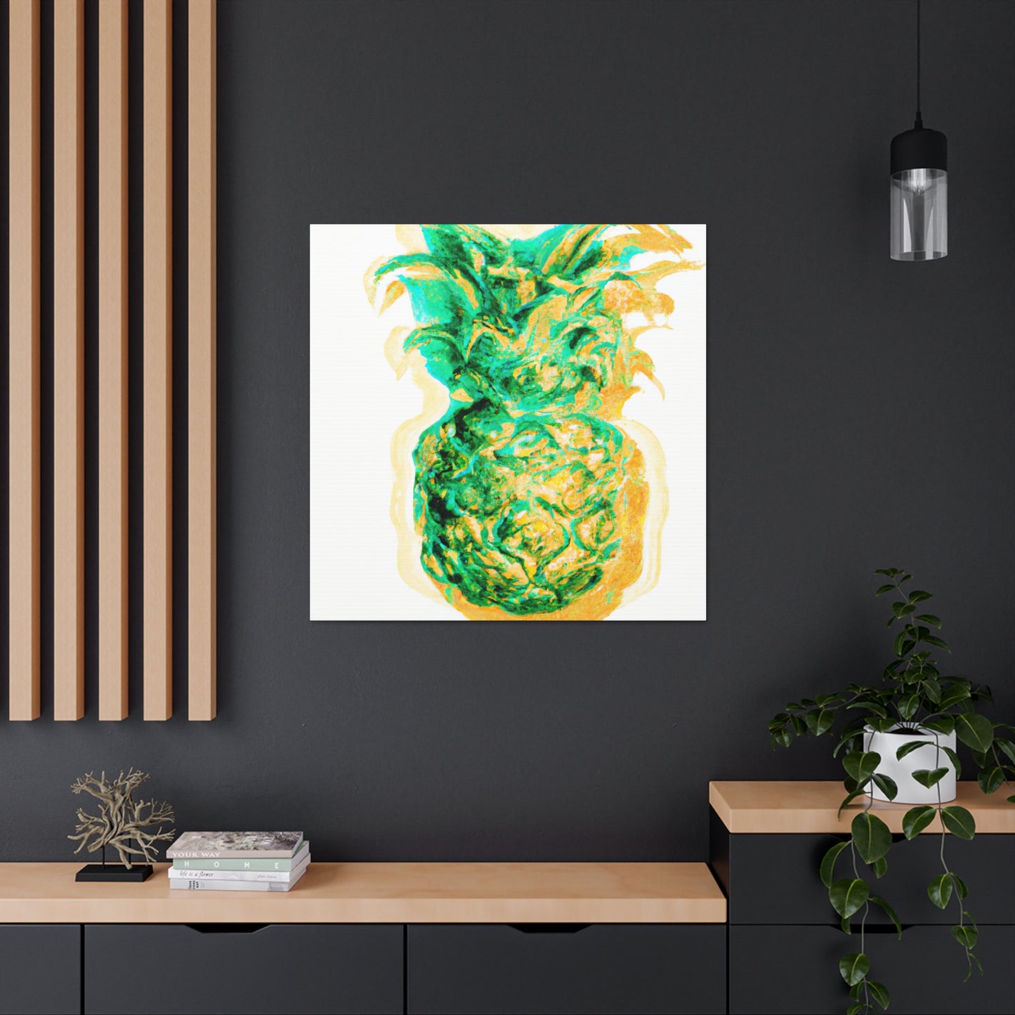 Pineapple in Rococo - Canvas