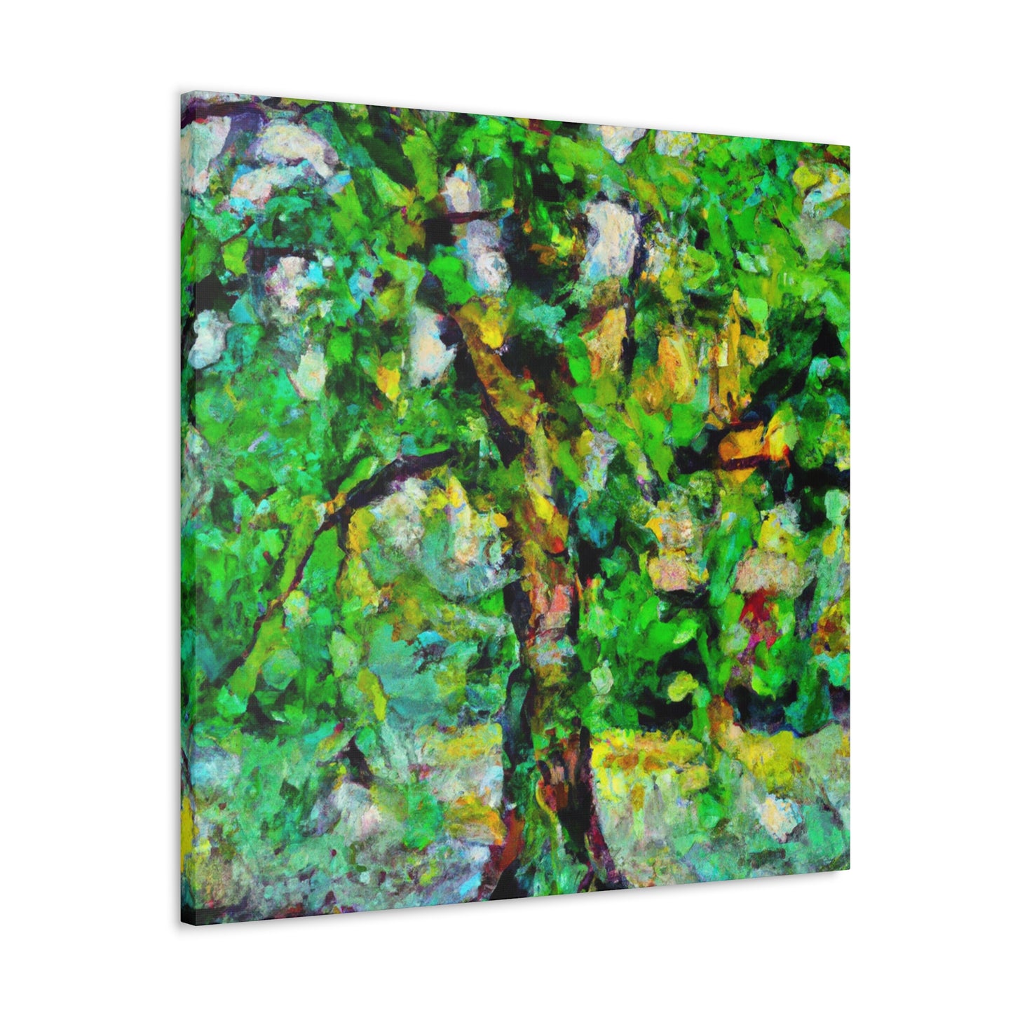 Oak Tree in Abstraction - Canvas