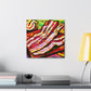 "Savory Sizzling Bacon" - Canvas