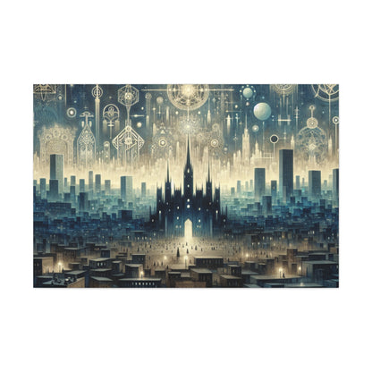 "Midnight Metropolitan Dreams" - Canvas