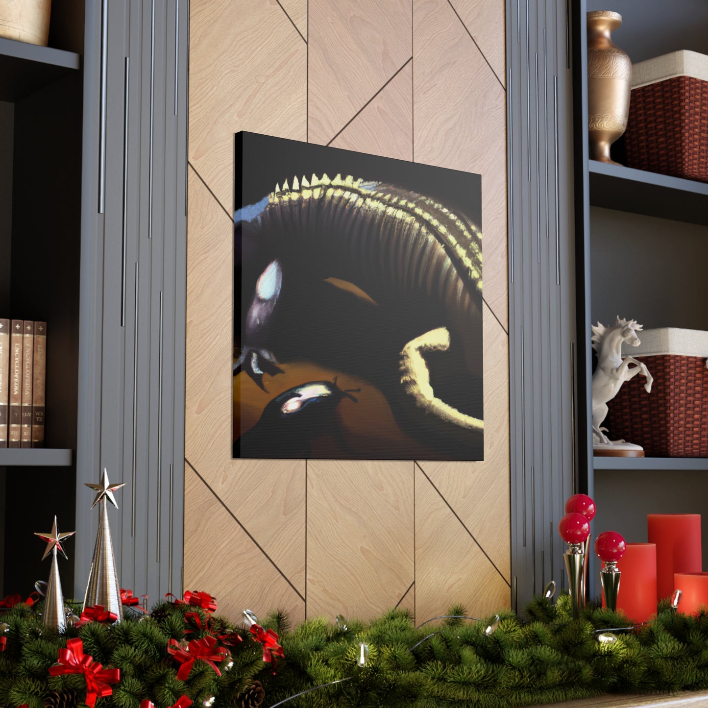 "Skink in Surrealism" - Canvas