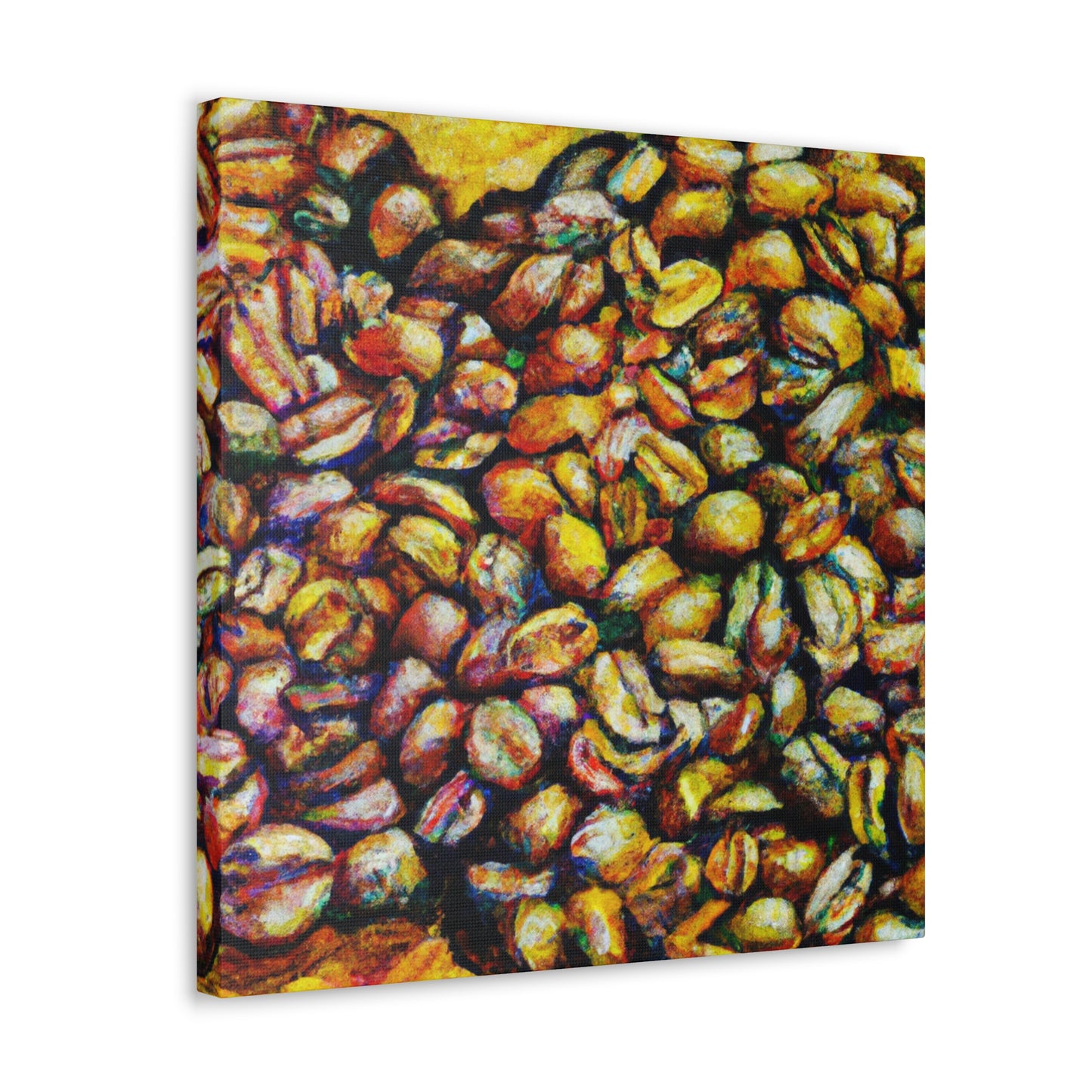 "Coffee Beans Impressionism" - Canvas