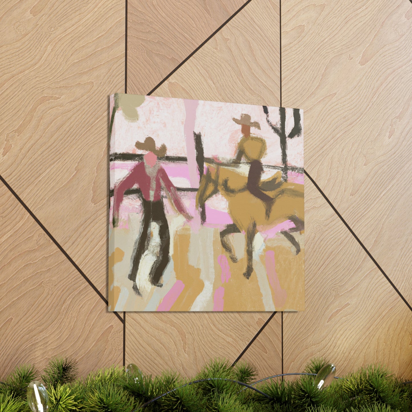 Rodeo in Impressionism - Canvas