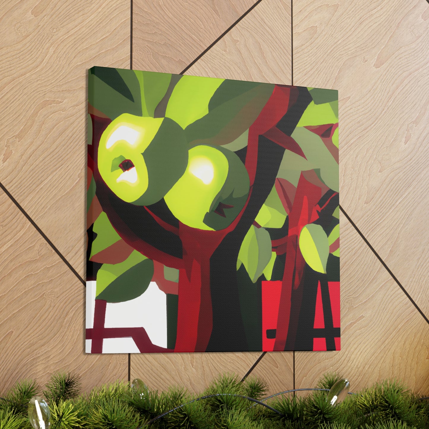 "Apple Tree Reflection: Deco" - Canvas