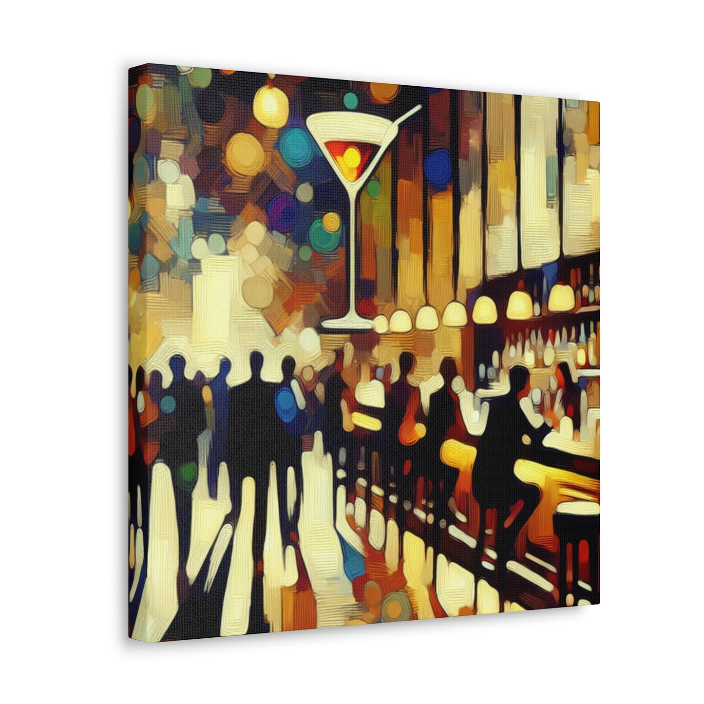 "Mixology Mirage Symphony" - Canvas