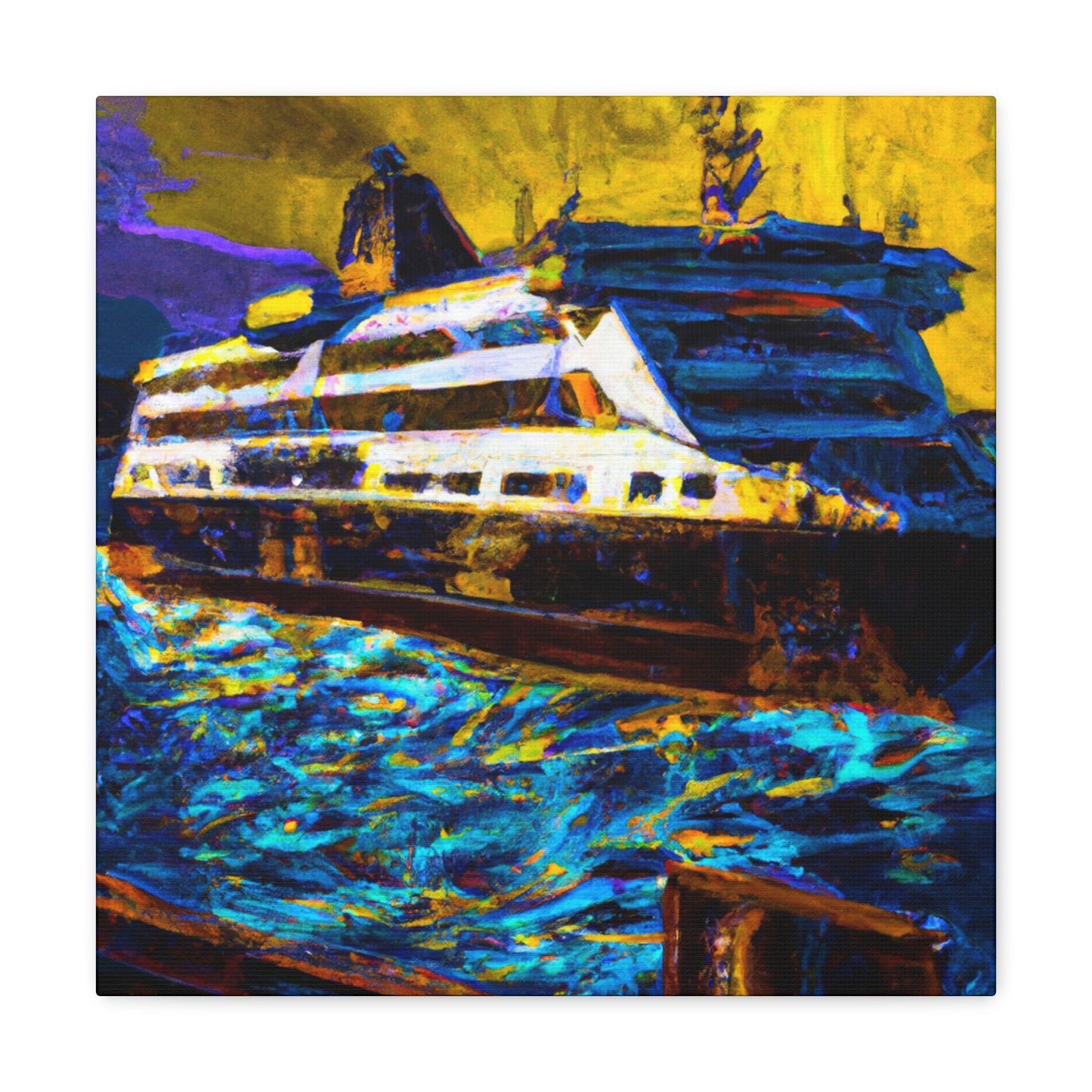 Ferry Through Time Art - Canvas