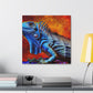 Iguanas of Colorful Joy - Canvas