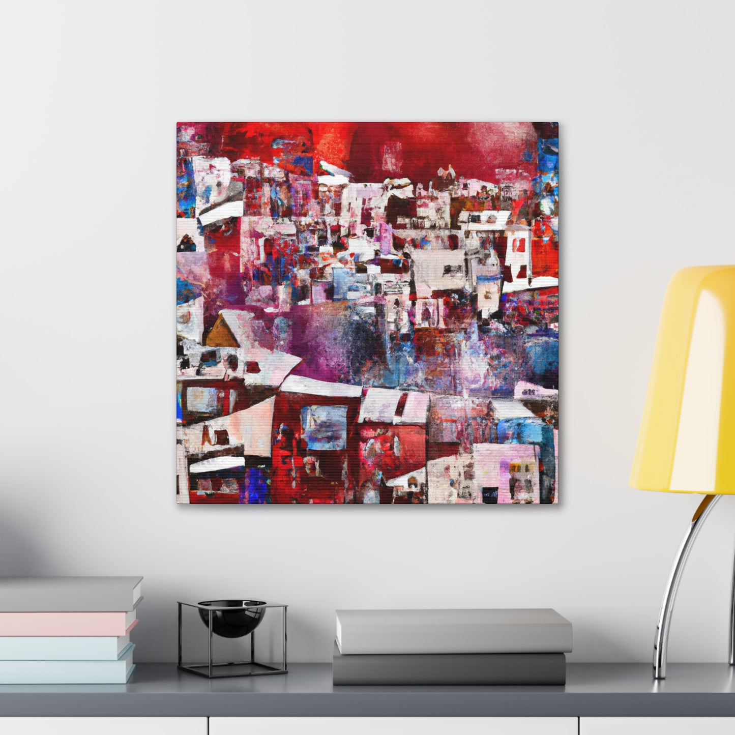 "City Square Deco Dream" - Canvas