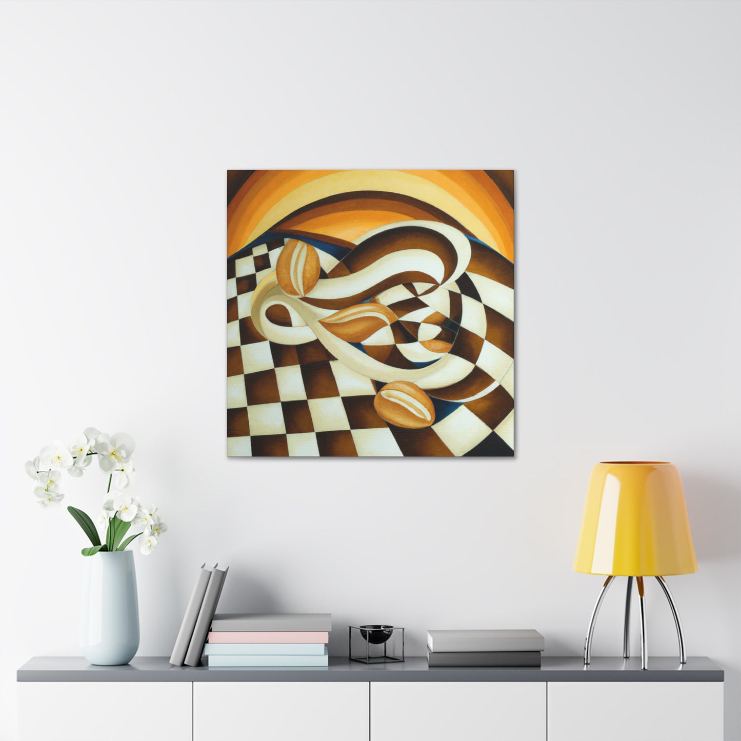 "Coffee: An Art Deco Classic" - Canvas