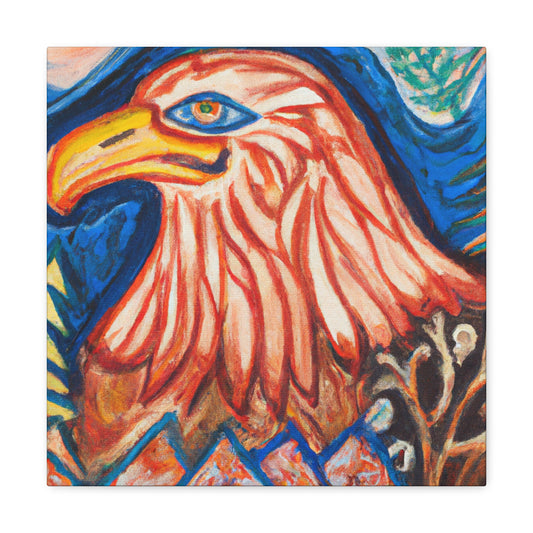 "Bald Eagle's Majestic Flight" - Canvas