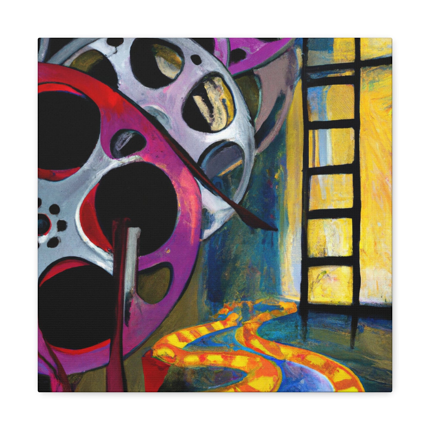 "Movie Reels Fantasia" - Canvas