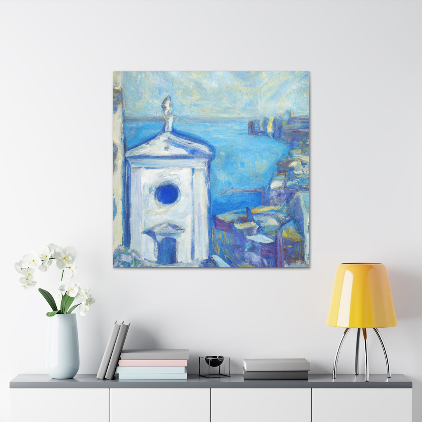 Mondrian's Mediterranean Dream - Canvas