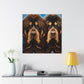 Fearsome Tibetan Mastiff - Canvas