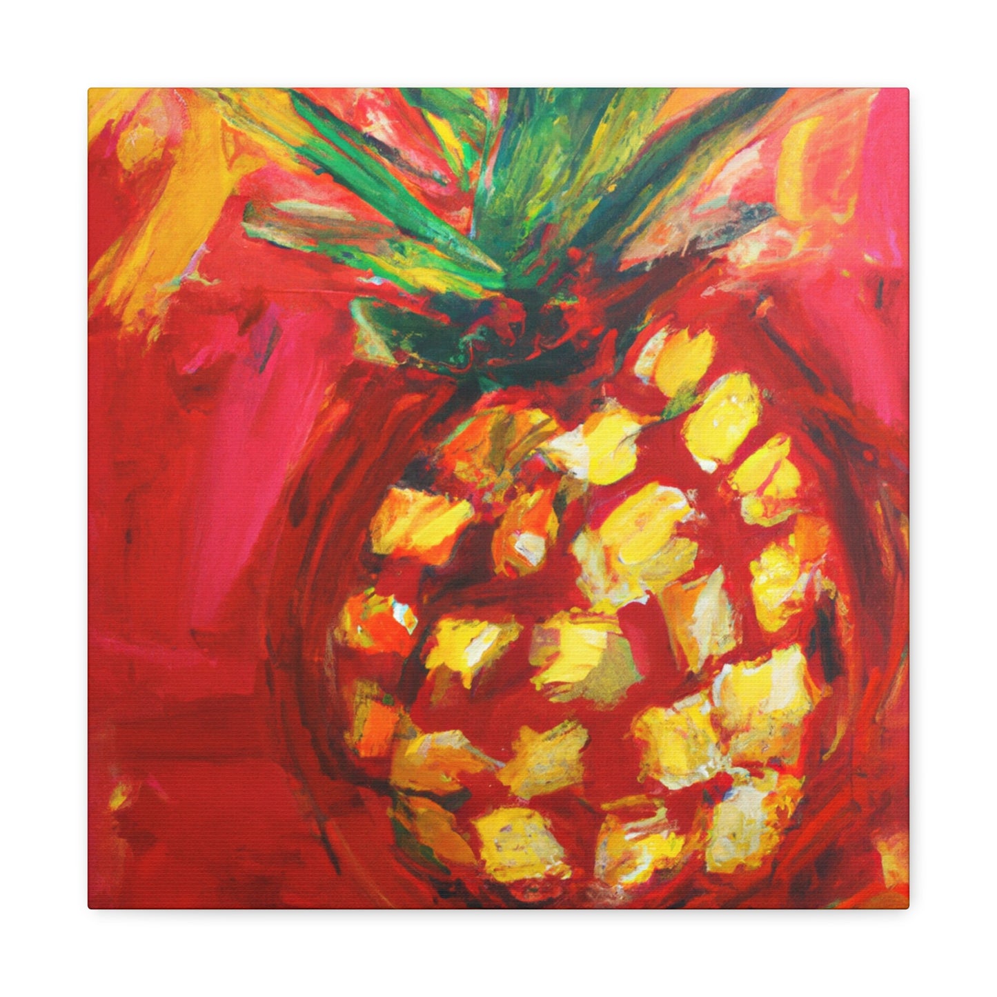 Pineapple Paradise Painting - Canvas