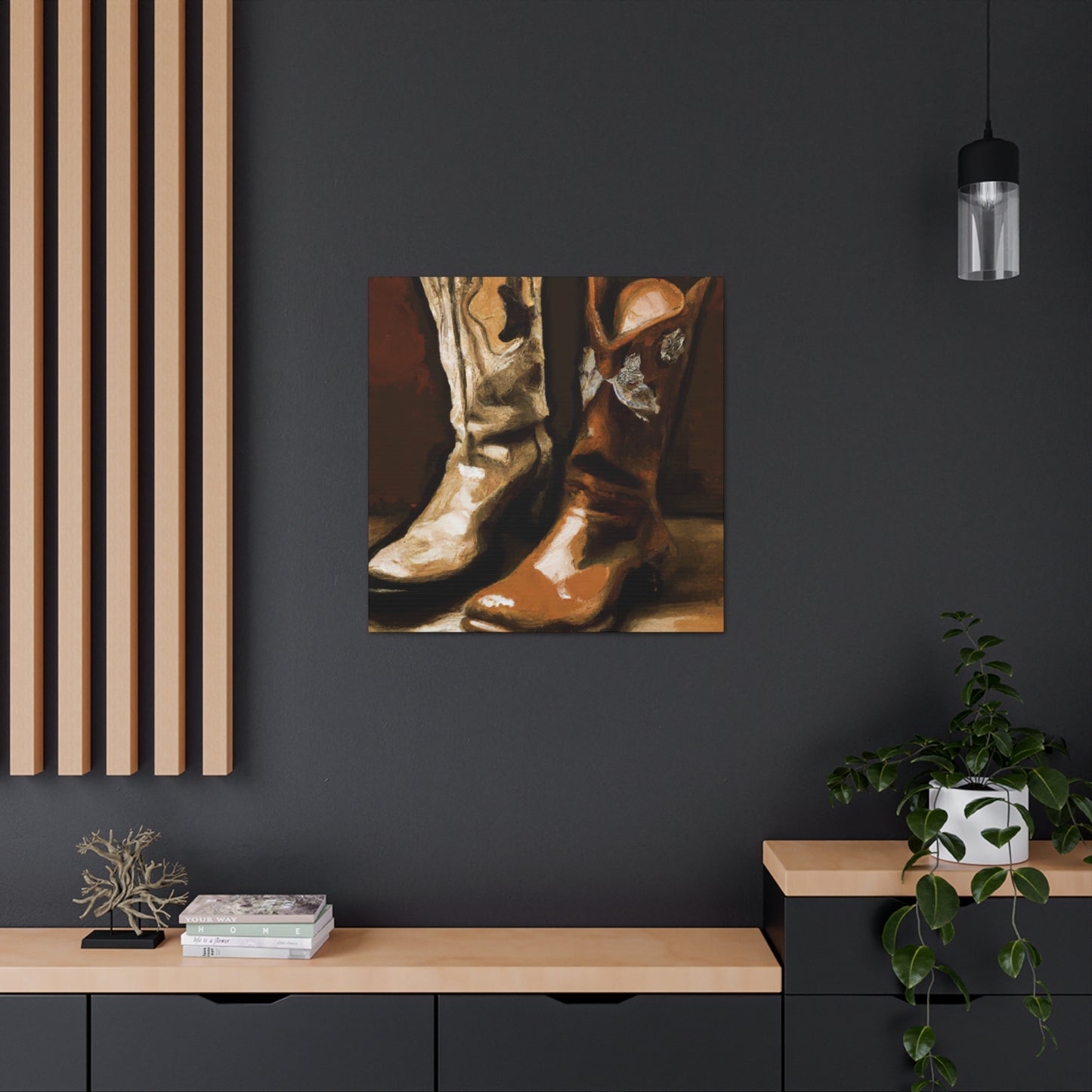 "Fading Footwear Memories" - Canvas