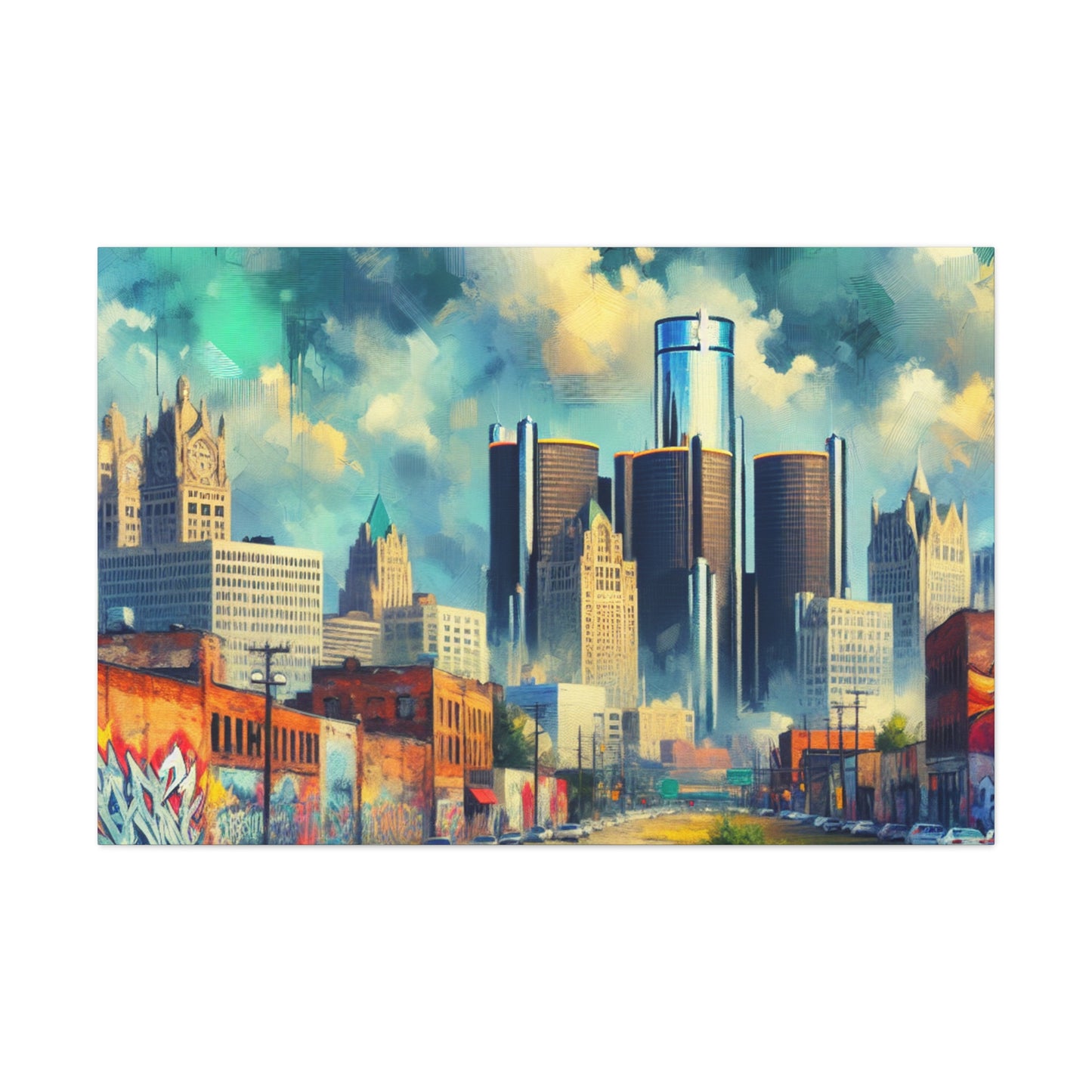 "Motor City Renaissance" - Canvas