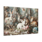 Slumbering Forest Creatures - Canvas