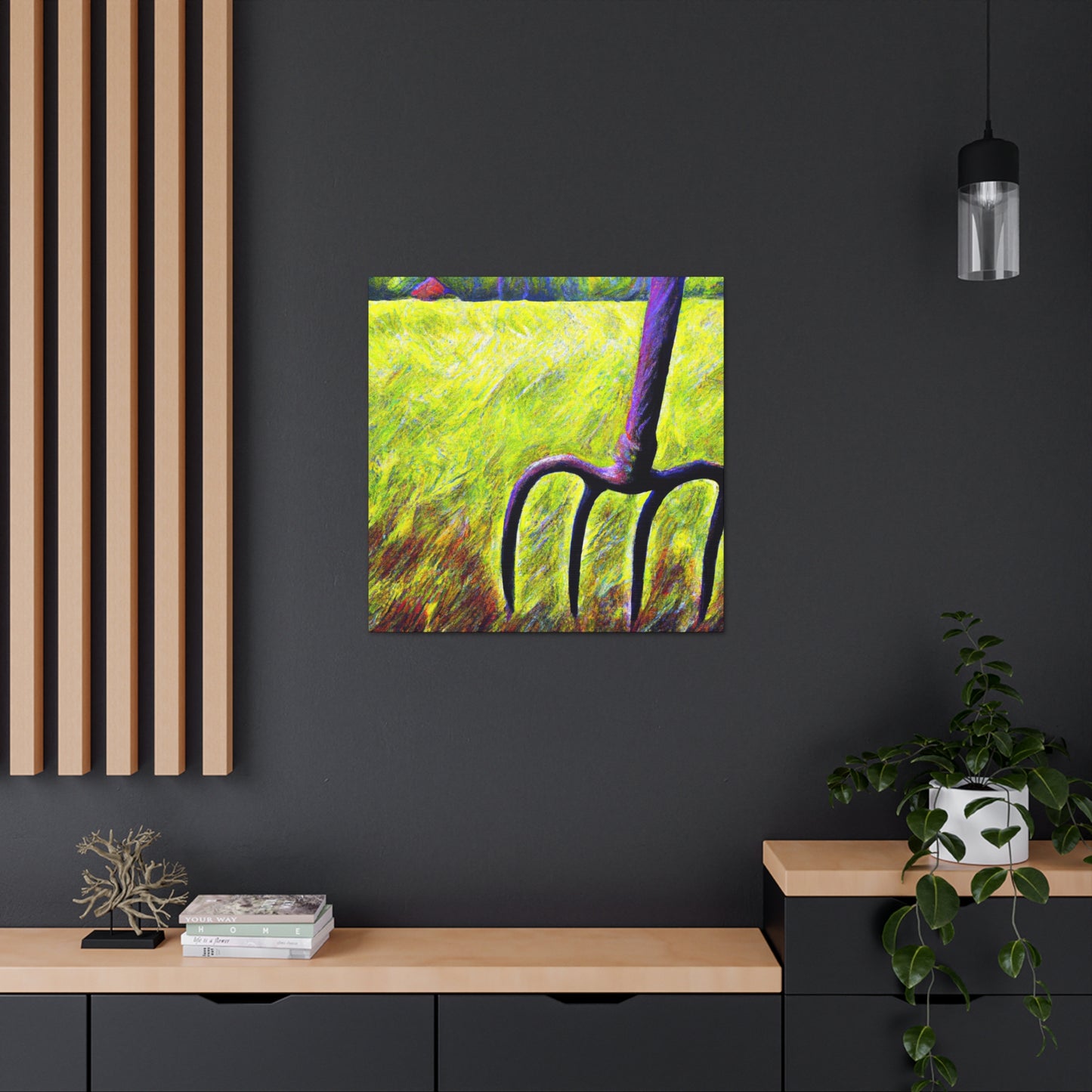 Pitchfork in Impressionism - Canvas