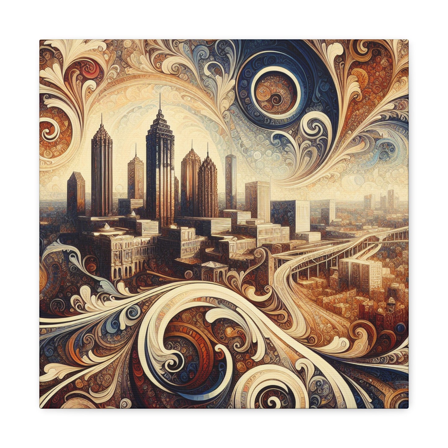 "Southern Charm Unveiled" - Canvas