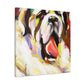 Saint Bernard Impressionism - Canvas