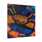 Crab-Crawling Colorful Chaos - Canvas