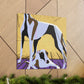 "Greyhound in Motion" - Canvas