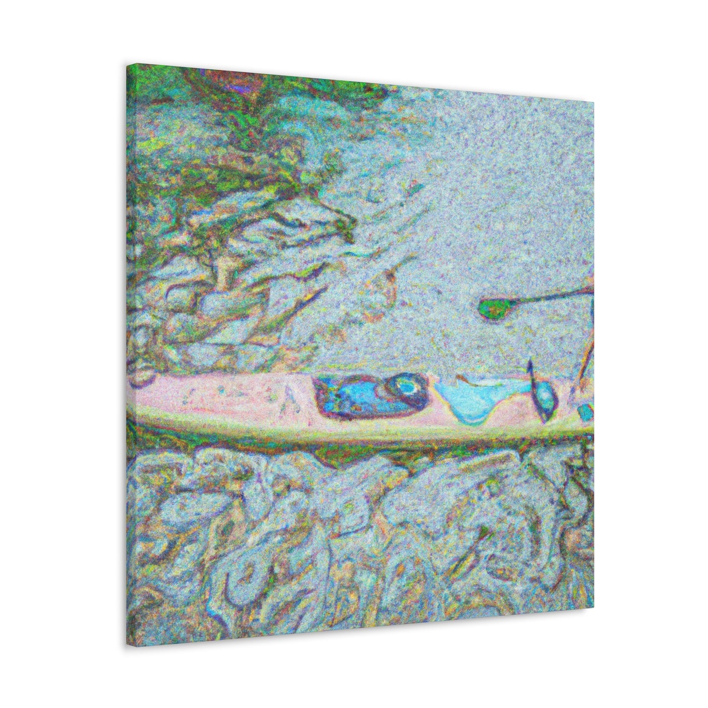 "Paddle Board Regatta" - Canvas