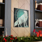 "Arctic Wolf in Deco" - Canvas