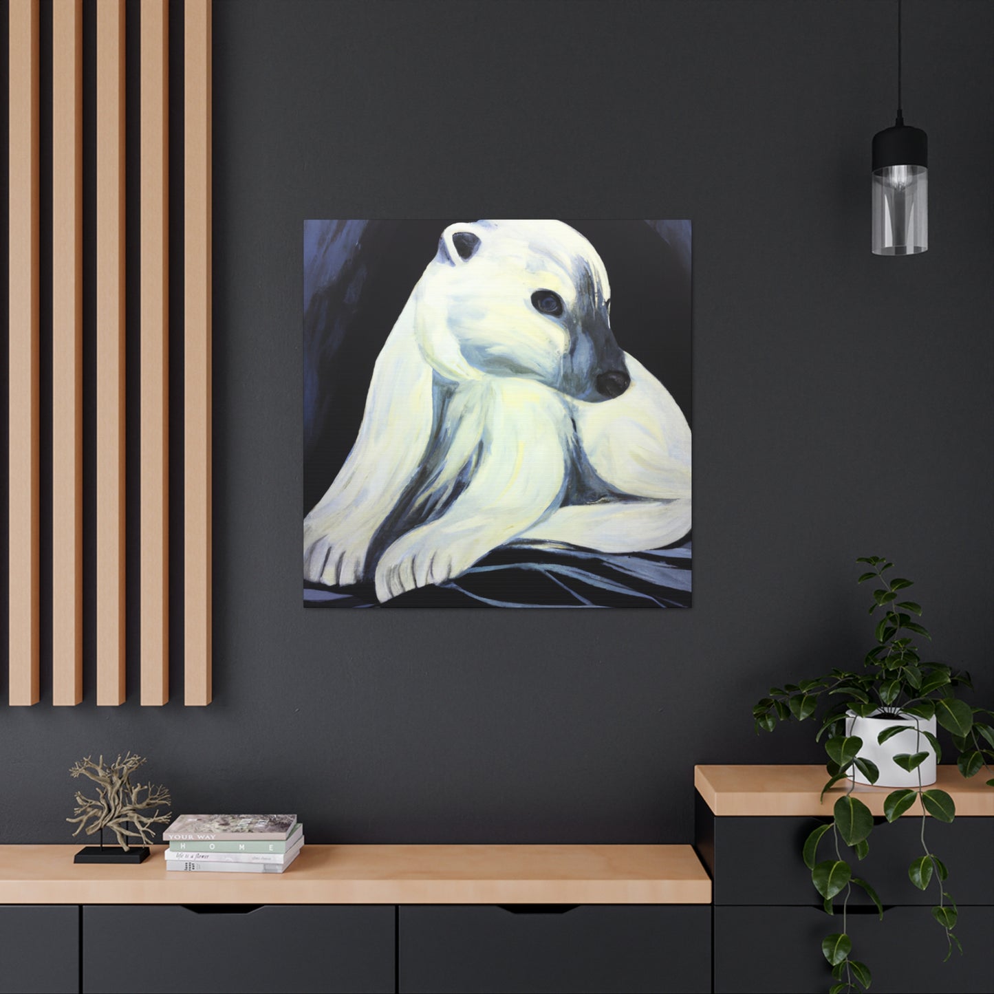 Ermine in Expressionism - Canvas