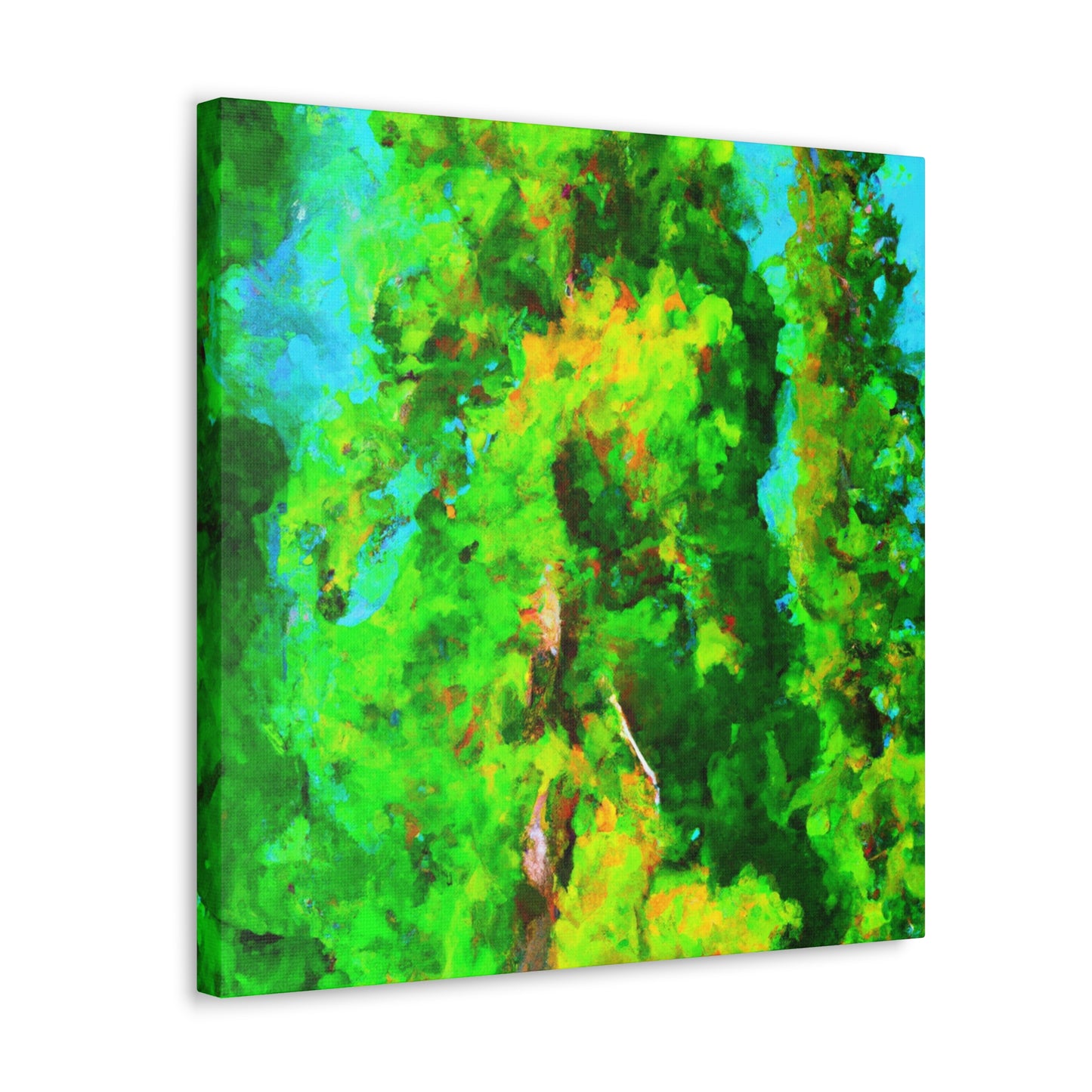 Cypress Tree Impressionism - Canvas