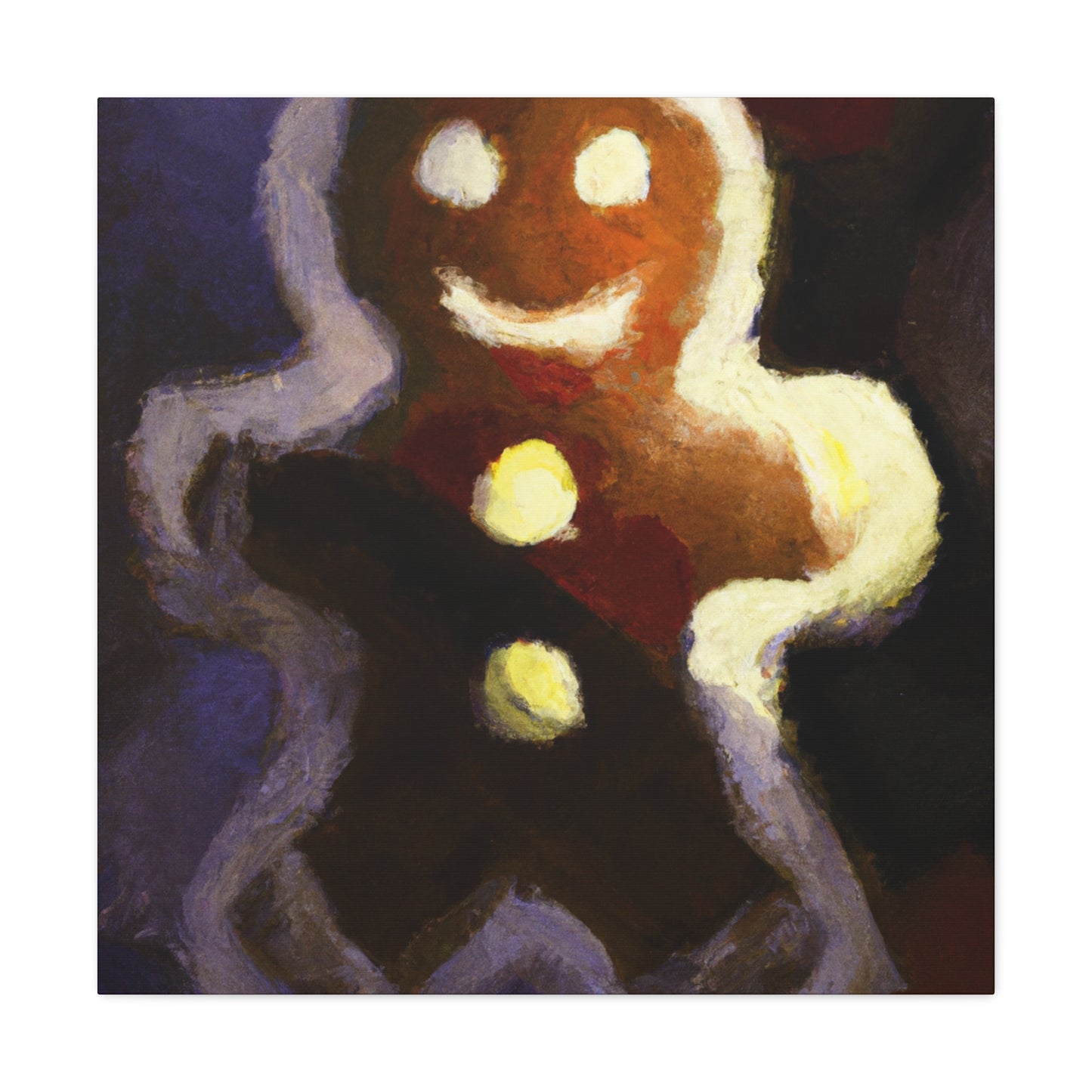 Gingerbread Man Hyperrealism - Canvas