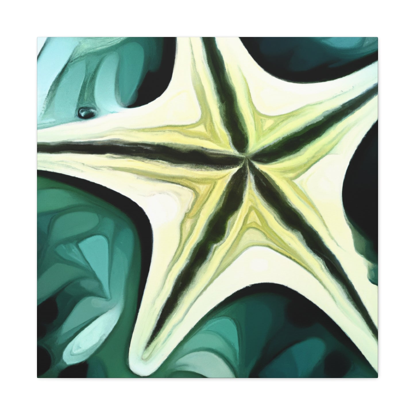 "Starfish Sparkles Aloft" - Canvas