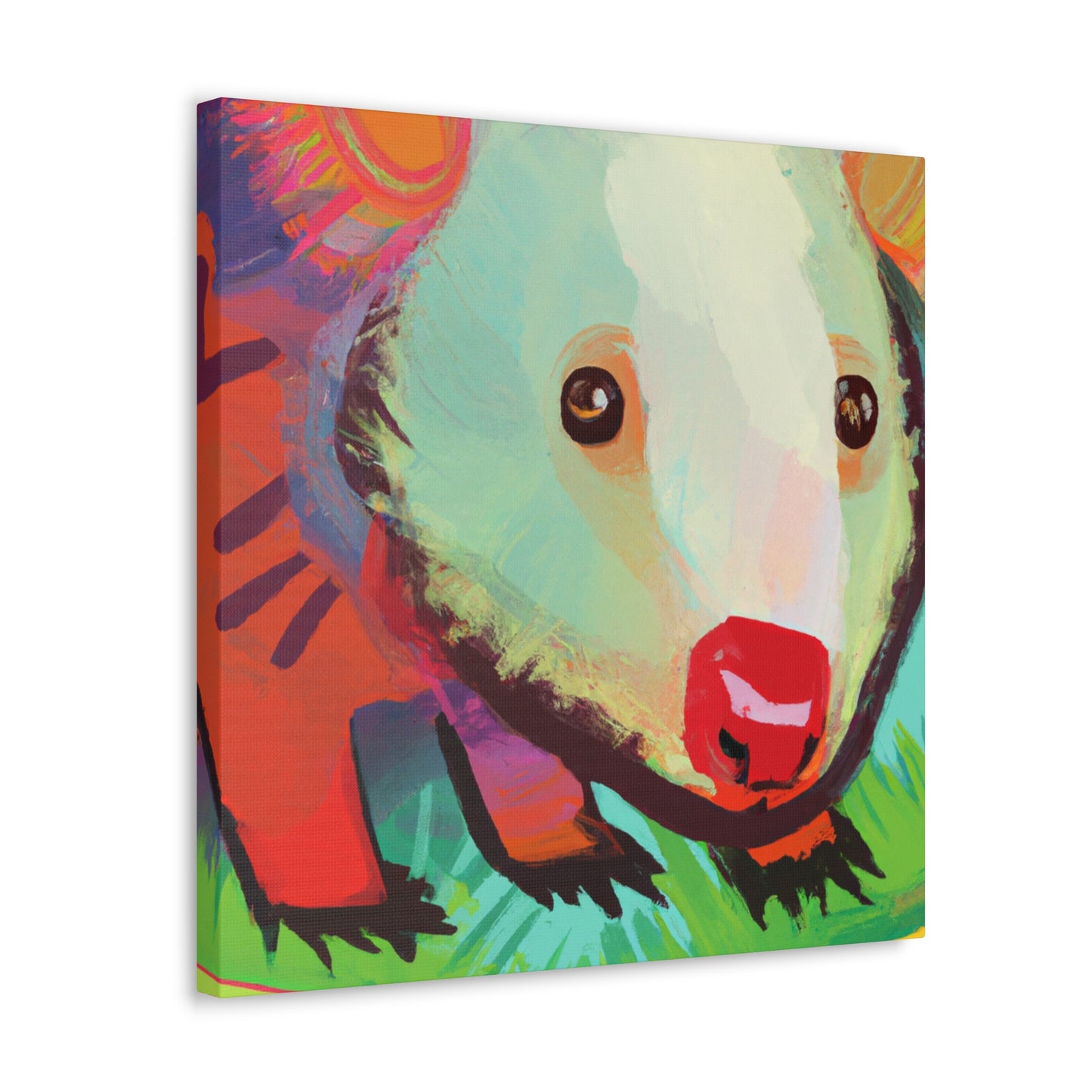 "Wombat in Expressionism" - Canvas