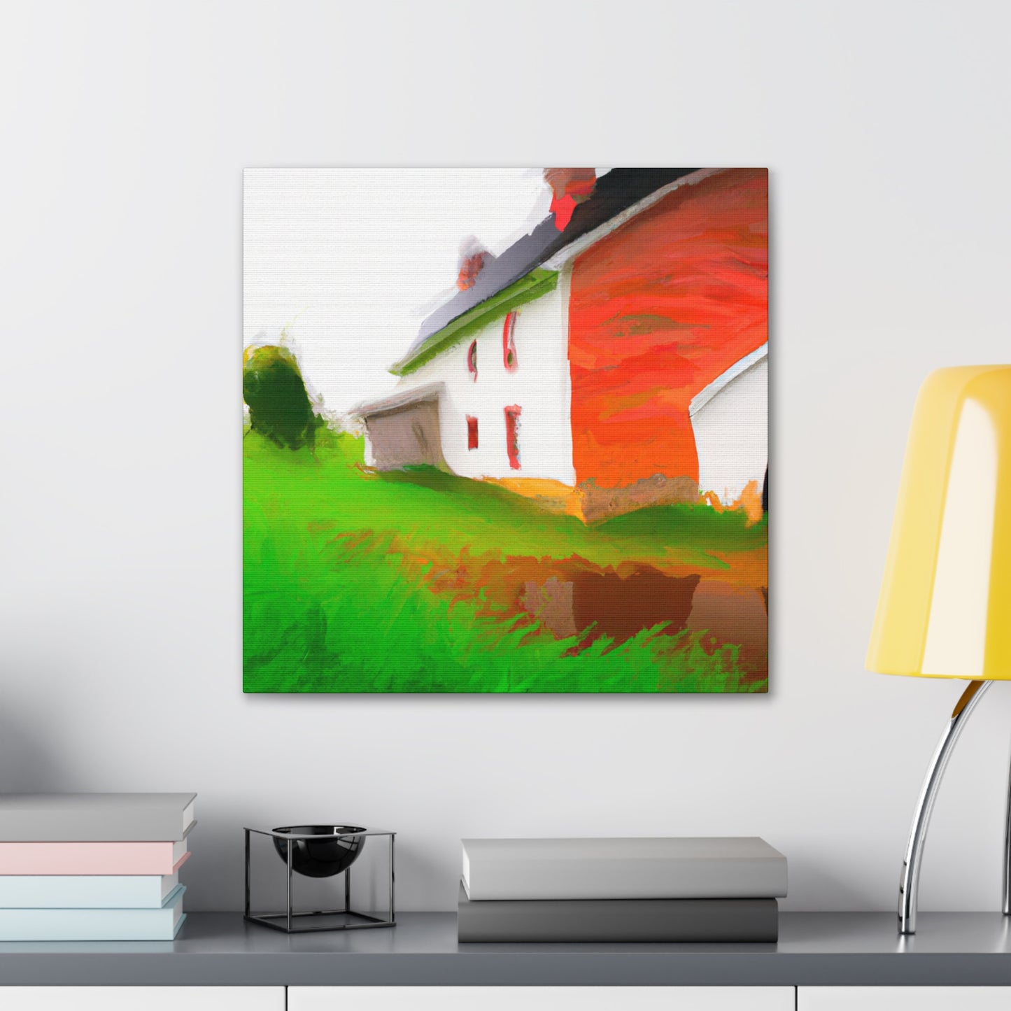 "The Mystic Barn Scene" - Canvas