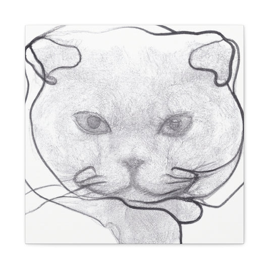 British Shorthair Minimalism - Canvas