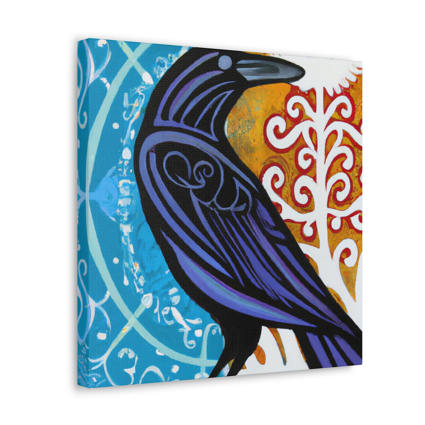 American Crow Mural - Canvas