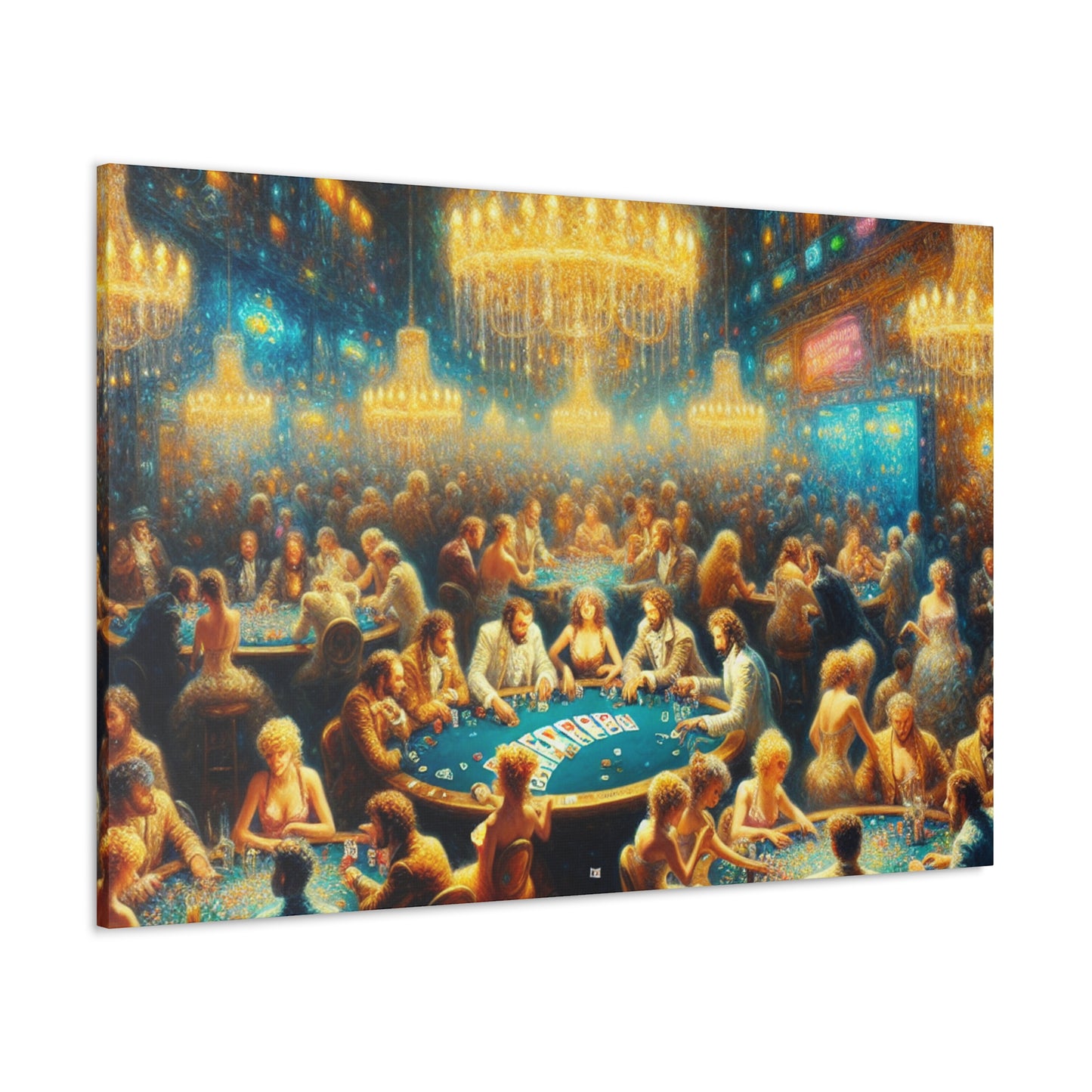 "The Grand Card Game" - Canvas