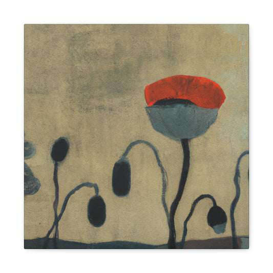 "Poppies in Abstraction" - Canvas