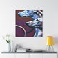 Greyhound in Motion - Canvas