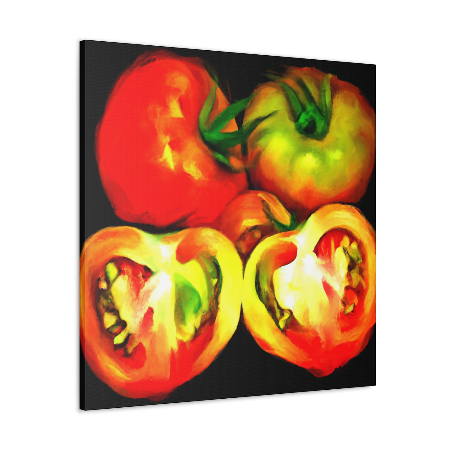 Tomato Temptation Unleashed - Canvas